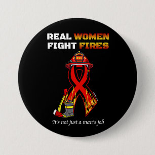 CHAPA REDONDA DE 7 CM MUJERES REALES LUCHAN CONTRA LOS INCENDIOS