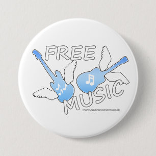 Chapa Redonda De 7 Cm Música gratis