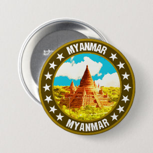 Chapa Redonda De 7 Cm Myanmar