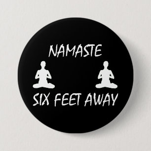 Chapa Redonda De 7 Cm Namaste a seis metros