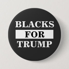 Chapa Redonda De 7 Cm Negros Para Trump