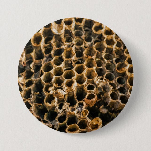 Chapa Redonda De 7 Cm Nido vacío (Anverso)