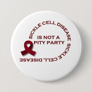 Chapa Redonda De 7 Cm Ningún fiesta de la compasión aquí