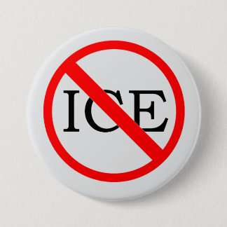 Chapa Redonda De 7 Cm "NO ICE" Button