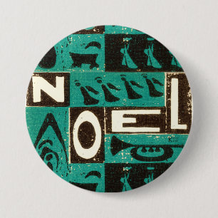 Chapa Redonda De 7 Cm Noel Green