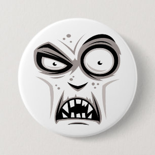 Chapa Redonda De 7 Cm Nosferatu Vampire Face