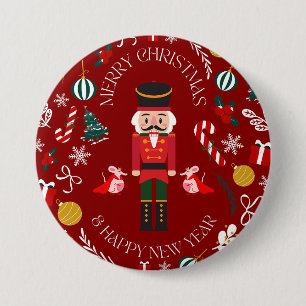 Chapa Redonda De 7 Cm Nutcracker