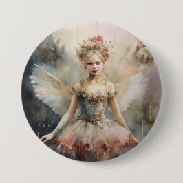 Chapa Redonda De 7 Cm Nutcracker Ballet, Radiant Dew Drop Fairy