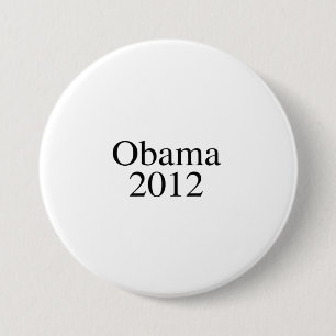 Chapa Redonda De 7 Cm Obama 2012 -