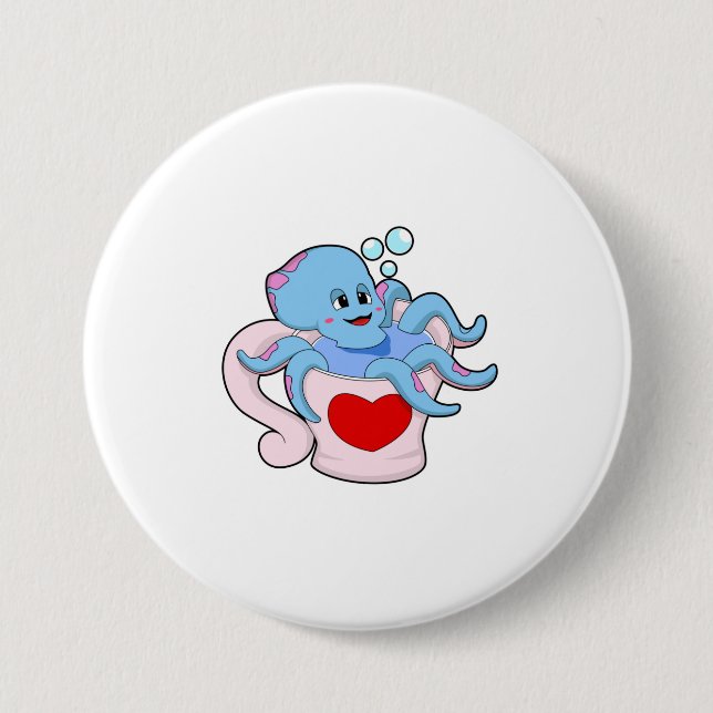 Chapa Redonda De 7 Cm Octopus con Heart Cup.PNG (Anverso)