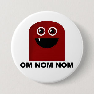 Chapa Redonda De 7 Cm OM Nom Nom Cutie