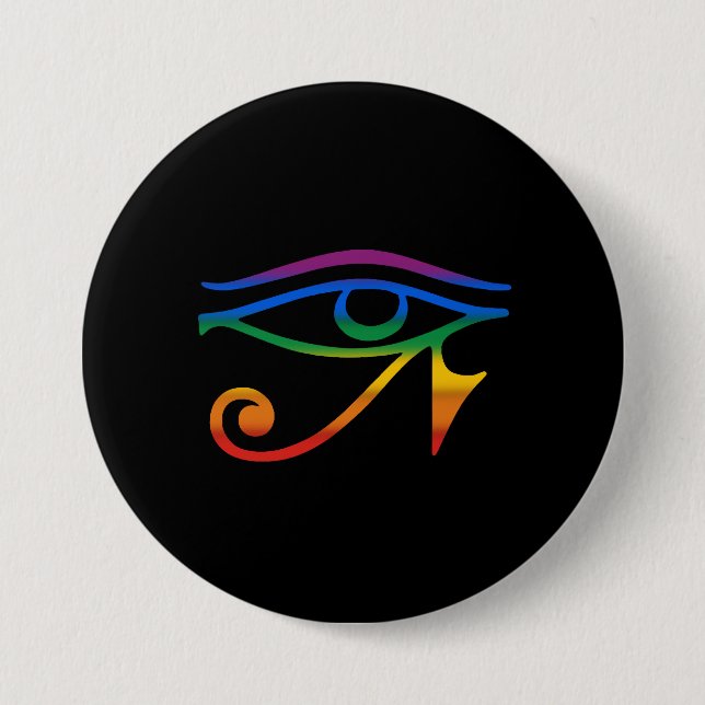 Chapa Redonda De 7 Cm Orgullo gay gótico (Anverso)