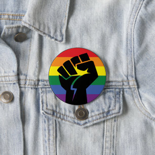 Chapa Redonda De 7 Cm Orgullo Orgullo Gay Alzamiento