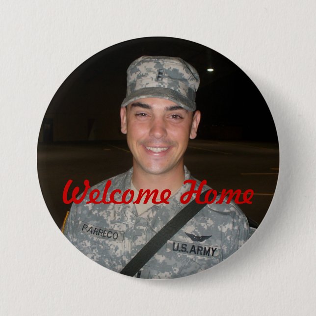 Chapa Redonda De 7 Cm P1010387, hogar agradable (Anverso)