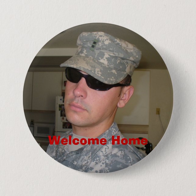 Chapa Redonda De 7 Cm P1020004, hogar agradable (Anverso)