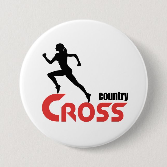 Chapa Redonda De 7 Cm País transversal (Anverso)