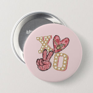 Chapa Redonda De 7 Cm País XOXO - Wild West Love