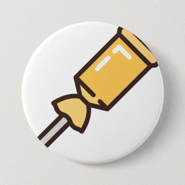 Chapa Redonda De 7 Cm palo de caramelo-1 (Anverso)