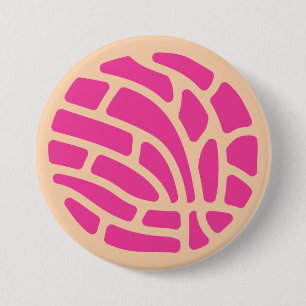 Chapa Redonda De 7 Cm Panadería Pink Concha Pan de Huevo