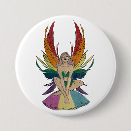 Chapa Redonda De 7 Cm Pansexual Faerie