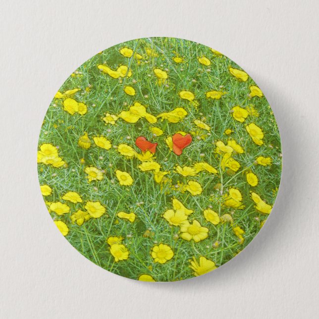 Chapa Redonda De 7 Cm Papas acuáticas (Anverso)