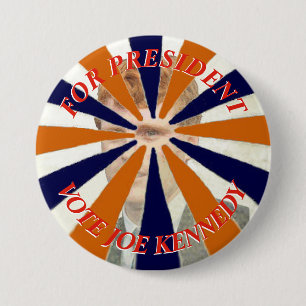 Chapa Redonda De 7 Cm Para presidente Vote Joe Kennedy