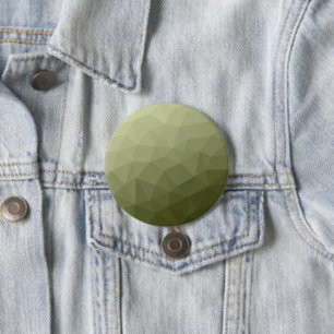 Chapa Redonda De 7 Cm Patrón de malla geométrica gradiente verde claro d