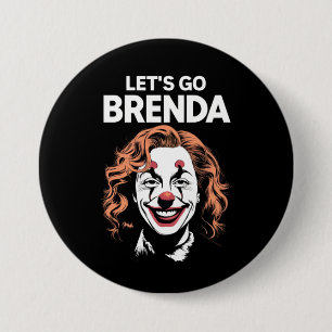 Chapa Redonda De 7 Cm Payaso Kamala Vamos Brenda