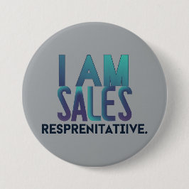 Chapa Redonda De 7 Cm Personalizable Ronda I Soy Representante de Ventas