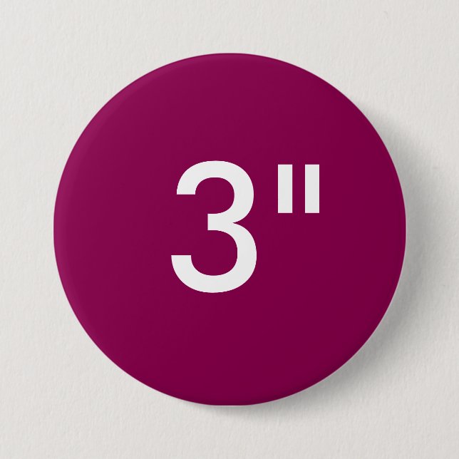 Chapa Redonda De 7 Cm Personalizado 3" plantilla redonda grande del (Anverso)