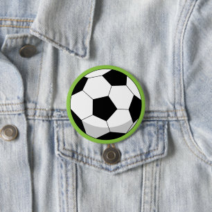 Chapa Redonda De 7 Cm Personalizado Soccer Ball