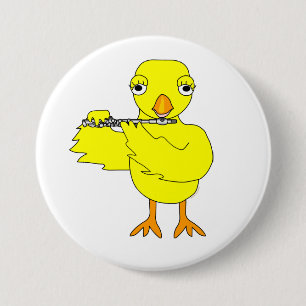 Chapa Redonda De 7 Cm Piccolo Chick