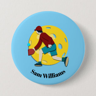 Chapa Redonda De 7 Cm Pickle Ball