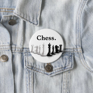 Chapa Redonda De 7 Cm Piezas de ajedrez simples