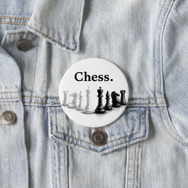 Chapa Redonda De 7 Cm Piezas de ajedrez simples (In situ)