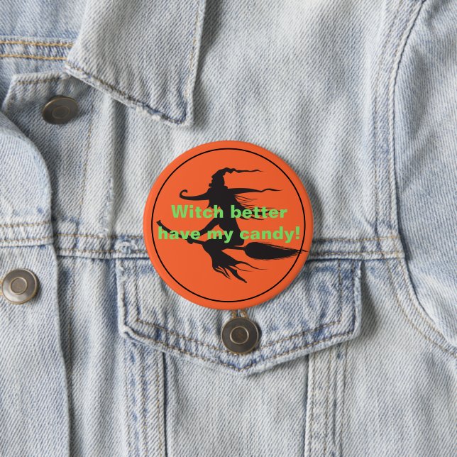 Chapa Redonda De 7 Cm Pin de Halloween (In situ)