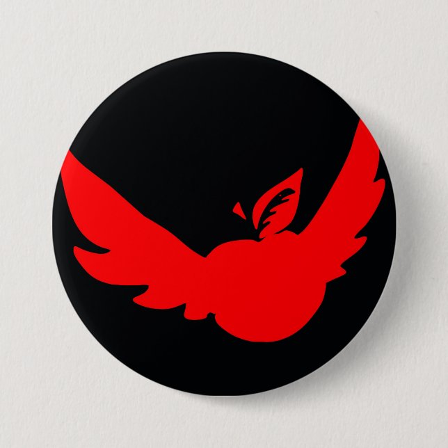 Chapa Redonda De 7 Cm Pin de VP de "Abelon" (Anverso)