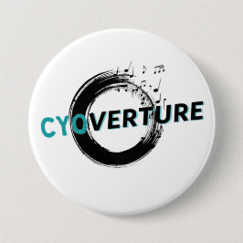 Chapa Redonda De 7 Cm Pin del logotipo de CYOverture