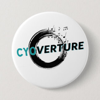 Chapa Redonda De 7 Cm Pin del logotipo de CYOverture