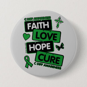 Chapa Redonda De 7 Cm Placas de licencia...C Diff