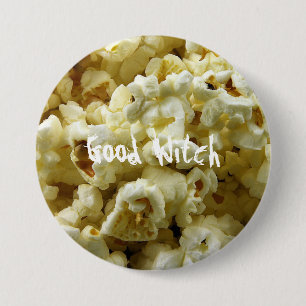 Chapa Redonda De 7 Cm popcorn Halloween