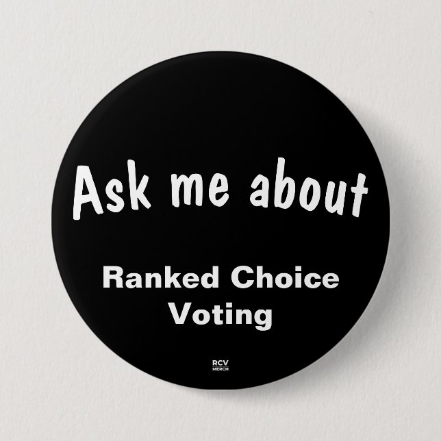 Chapa Redonda De 7 Cm Pregúntame sobre RCV (Anverso)