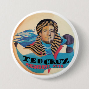Chapa Redonda De 7 Cm Presidente 2016 de Ted Cruz