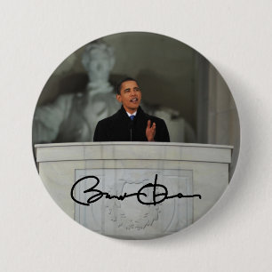 Chapa Redonda De 7 Cm Presidente Barack Obama