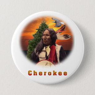 Chapa Redonda De 7 Cm Productos Cherokee Indian