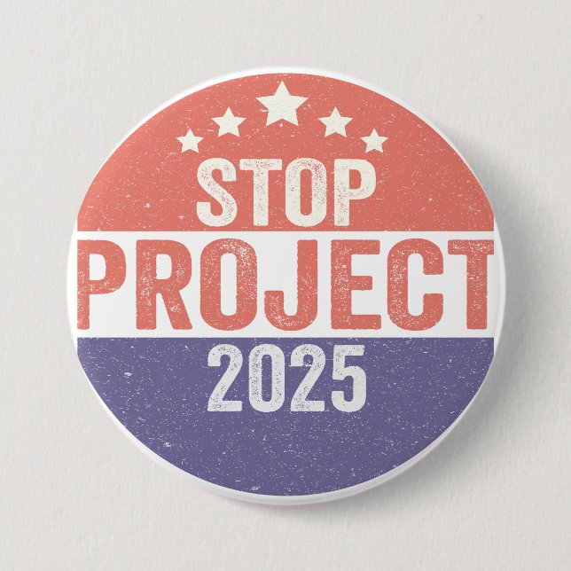 Chapa Redonda De 7 Cm Proyecto 2025 Elección Trump-American Patroitic US (Anverso)