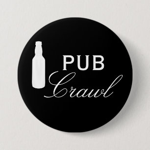 Chapa Redonda De 7 Cm Pub Crawl Beer Day
