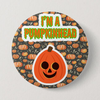 Chapa Redonda De 7 Cm Pumpkinhead 3 con fondo