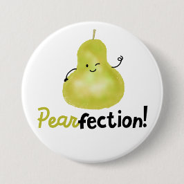 Chapa Redonda De 7 Cm Pun Pear Positivo - Perfección