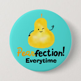 Chapa Redonda De 7 Cm Pun Pear Positivo - Perfección